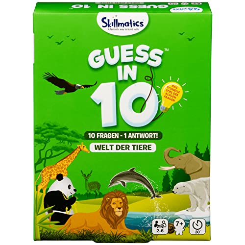 Guess in 10 - Ratespiel Welt der Tiere - Mit 10 Fragen zur Antwort (deutsche Ausgabe) von Spin Master Games