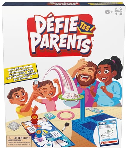 Spin Master Games - Herausforderung deine Eltern 2025 – Gesellschaftsspiel, bei dem Eltern und Kinder gegeneinander antreten – Brettspiel für die Familie mit lustigen Fragen und Herausforderungen Spin Master Games - Herausforderung deine Eltern 2025 – Gesellschaftsspiel, bei dem Eltern und Kinder gegeneinander antreten – Brettspiel für die Familie mit lustigen Fragen und Herausforderungen von Spin Master Games