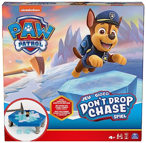 Spin Master Games PAW Patrol - Don‘t Drop Chase, actionreiches Abenteuerspiel für 2-4 Fellfreunde ab 4 Jahren von Spin Master Games
