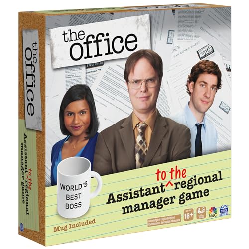 The Office TV Show, Assistant to The Regional Manager Party Game, for Adults and Teens Ages 16 and up von Spin Master Games