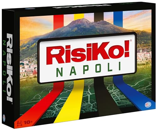 Spin Master Risiko! Napoli, klassisches strategisches Brettspiel, Risikospiel mit italienischen Motiven, Brettspiel für die ganze Familie, für Erwachsene und Kinder von Spin Master Games