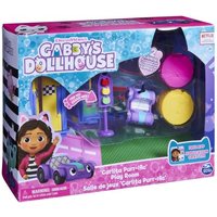Gabby‘s Dollhouse Deluxe Raum, Purr-ific Play Room, Spielzimmer mit Carlita Spielzeugauto, Möbelstücken und thematischem Zubehör von Spin Master International B.V.