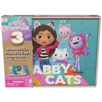 Gabby’s Dollhouse Holzpuzzle-Sammlung, 3 miau-tastische Puzzle-Motive mit stabiler Holzbox , jedes besteht aus 24 Teilen, ab 3 Jahren Gabby’s Dollhouse Holzpuzzle-Sammlung, 3 miau-tastische Puzzle-Motive mit stabiler Holzbox , jedes besteht aus 24 Teilen, ab 3 Jahren von Spin Master International B.V.