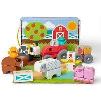 Melissa & Doug Blockables Bauernhof Bauset, 56 Teile von Spin Master International S.a.r.l.
