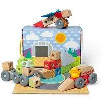 Melissa & Doug Blockables Fahrzeuge Bauset, 54 Teile von Spin Master International S.a.r.l.
