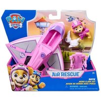 PAW Patrol Air Rescue - Skyes Rettungsflugzeug mit einziehbarer Klaue und Rettungskorb, mit Skye Spielfigur und Hase (Basis Fahrzeug) von Spin Master International S.a.r.l.