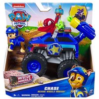PAW Patrol Rescue Wheels - Chases Monstertruck Fahrzeug mit Geschoss-Abwurf und Chase Hundefigur, Spielzeug für Kinder ab 3 Jahren von Spin Master International S.a.r.l.