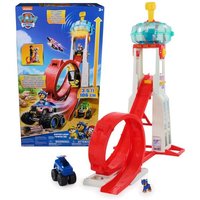 PAW Patrol Rescue Wheels - Superloop Tower, extragroßer Tower mit Startrampe und Looping, Licht- & Geräuscheffekten, inkl. Chase Monstertruck und Figur von Spin Master International S.a.r.l.