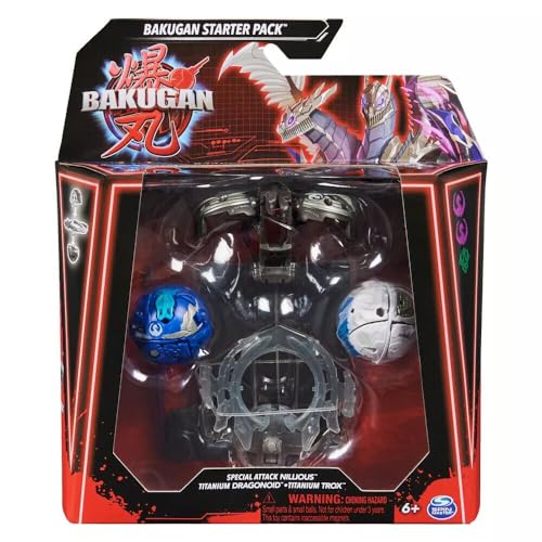 Bakugan - Special Attack Nillious, Titanium Dragonoid & Titanium Trox von Spin Master