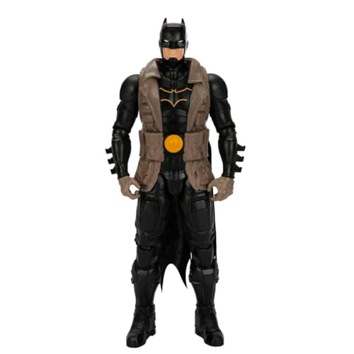 Batman S10-Actionfigur, 30 cm groß, voll beweglich für spannende Abenteuer und actionreiche Stunts, Spielzeug für Kinder ab 4 Jahren, original Comic-Design von DC Comics