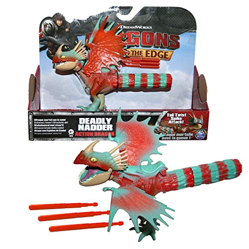 Dragons Sturmpfeil Drachen | DreamWorks Action Spiel Set | Deadly Nadder von Spin Master