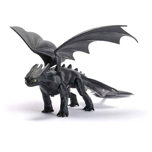 Dreamworks Dragons - How to Train Your Dragon – Klangfigur Krokmou 25 cm – interaktive Krokmou Figur mit Aktivierung von Sound-Effekten und Flügeln – realistische Bewegungen – Spielzeug für Kinder ab von Dreamworks Dragons