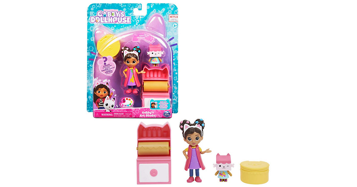 Gabby’s Dollhouse Cat-tivity Set, Art Studio - Bastel und Kunst Set mit Gabby und Baby Box, 2 Zubehörteilen, Überraschungsbox und Möbelstück, geeignet Kinder ab 3 Jahren mehrfarbig Kinder Gabby’s Dollhouse Cat-tivity Set, Art Studio - Bastel und Kunst Set mit Gabby und Baby Box, 2 Zubehörteilen, Überraschungsbox und Möbelstück, geeignet Kinder ab 3 Jahren mehrfarbig Kinder von Spin Master