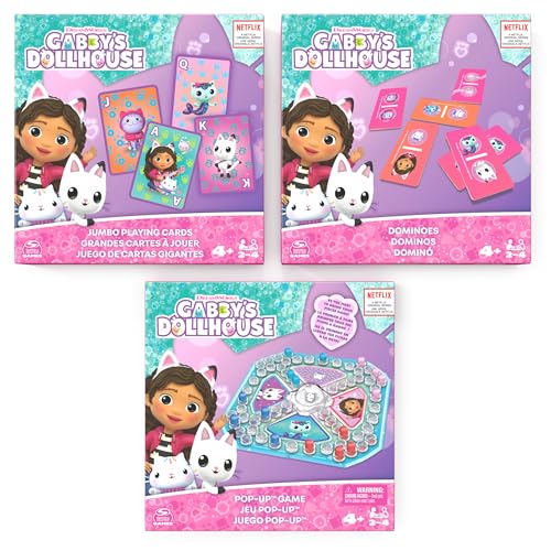 Spellen Gabby's Dollhouse Popup Spel, Kaartspel, Domino's (6017790) von Gabby's Dollhouse