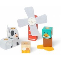 Melissa & Doug Blockables Bauernhoffreunde Bauset von Amigo Spiel und Freizeit
