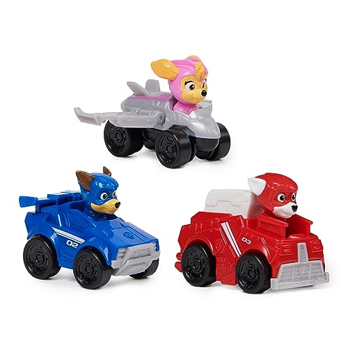 Paw Patrol The Movie 2 Set mit 3 Mini-Fahrzeugen Welpenfiguren Autos Paw Patrol The Movie 2 Set mit 3 Mini-Fahrzeugen Welpenfiguren Autos von PAW PATROL
