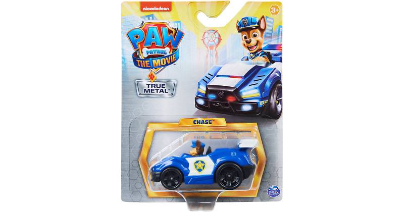 Paw Patrol True Metal 1:55 Metall-Fahrzeuge zum Kinoflm, sortiert, verschiedene Charaktere zum Sammeln, ab 3 Jahren mehrfarbig von Spin Master