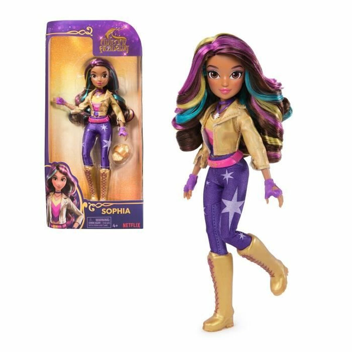 Puppe Spin Master Sophia Academia Unicornio Einhorn 9 Stücke von Spin Master