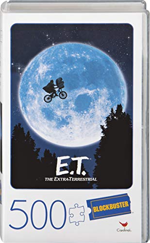 E.T. The Extra-Terrestrial Movie 500 Teile Puzzle im Kunststoff Retro Blockbuster VHS Videokoffer von Spin Master
