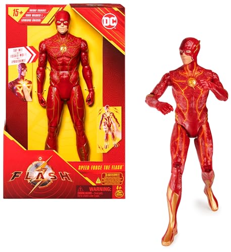 DC Comics - The Flash Speed Force Action-Figur zum Kinofilm, 30 cm, mit 15+ Licht- und Geräuscheffekten, ab 3 Jahren von DC