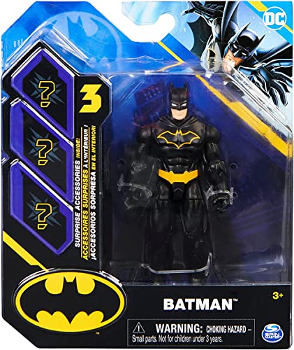 Spin Master Batman Actionfigur 10 cm + 3 Überraschungen von Batman