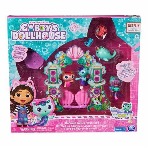 Spin Master Gabby's Puppenhaus Mermaid-lantis Figurenset mit 4 Spielfiguren und Puppenhausmöbel Spin Master Gabby's Puppenhaus Mermaid-lantis Figurenset mit 4 Spielfiguren und Puppenhausmöbel von Spin Master
