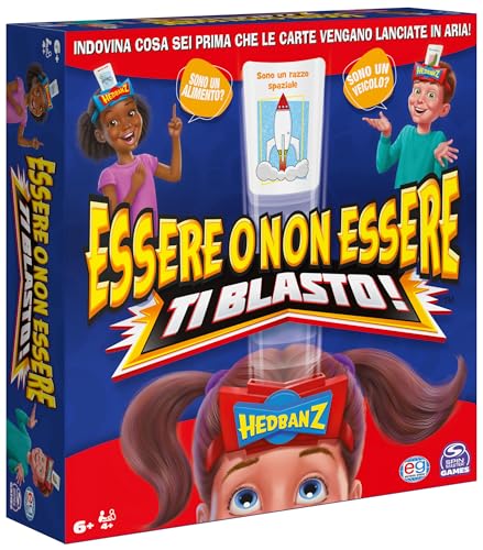 Spin Master Games Herausgeber Spiele, Sein oder Nichtsein, Ti Blasto, Brettspiel zum Erraten Wer Du bist, für Familien und Kinder ab 6 Jahren, Board Game ab 4 Spielern von Spin Master