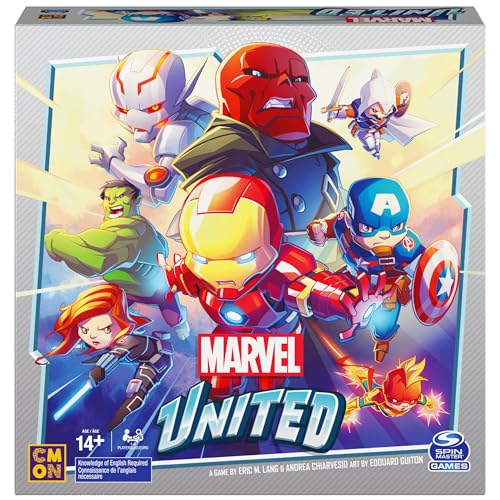 Spin Master Games Marvel United Super Hero Kooperatives Strategiespiel für Erwachsene und Kinder ab 8 Jahren von Spin Master