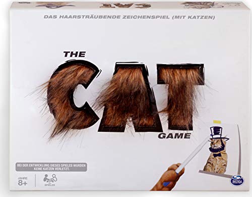 Spin Master Games The Cat Game, haariges, kreatives Ratespiel mit Katzen von Spin Master Games