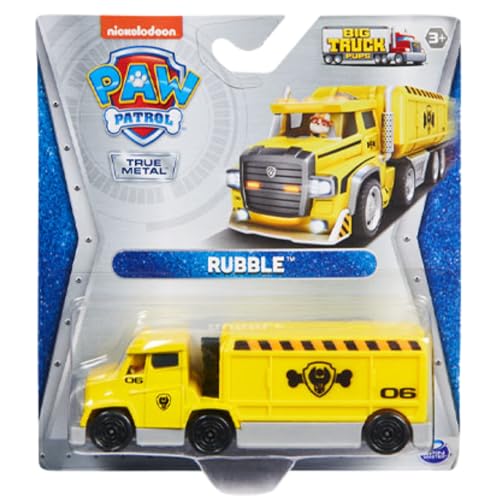 Spin Master Paw Patrol – True Metal Sammlerstück Druckguss Big Truck Welpen – (Rubble) von Spin Master