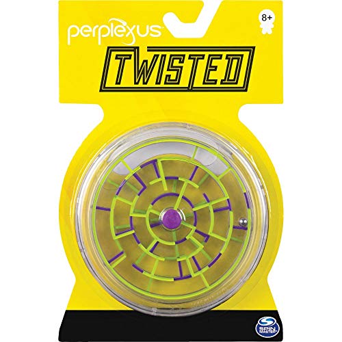 Spin Master Games 6053899 Perplexus Twisted, tragbares 3D-Labyrinthspiel mit 2 Labyrinthen, für Kinder ab 8 Jahren von Spin Master