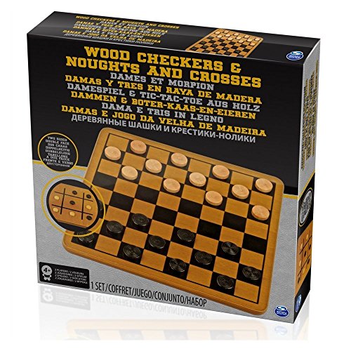 Spin Master SPINMASTER 6033145 Holz Checkers und Nullen und Kreuze Spin Master SPINMASTER 6033145 Holz Checkers und Nullen und Kreuze von Spin Master