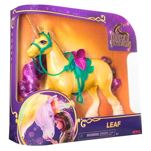 Unicorn Academy, 2 to Collect - Random Picked - Leaf or River Unicorn with Head Movement, 2 Riding Accessories, 27.9 cm, Compatible with Ava Fashion Doll, Dolls & Unicorn Toys for Girls Ages 4+ Unicorn Academy, 2 to Collect - Random Picked - Leaf or River Unicorn with Head Movement, 2 Riding Accessories, 27.9 cm, Compatible with Ava Fashion Doll, Dolls & Unicorn Toys for Girls Ages 4+ von Spin Master