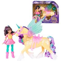Unicorn Academy - Wing Magic Ava und Leaf Spielset, Einhorn-und-Puppe-Set mit Flügeln, ab 4 Jahren Unicorn Academy - Wing Magic Ava und Leaf Spielset, Einhorn-und-Puppe-Set mit Flügeln, ab 4 Jahren von Spin Master