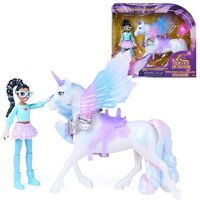 Unicorn Academy - Wing Magic Layla und Glacier Spielset, Einhorn-und-Puppe-Set mit Flügeln, ab 4 Jahren Unicorn Academy - Wing Magic Layla und Glacier Spielset, Einhorn-und-Puppe-Set mit Flügeln, ab 4 Jahren von Spin Master