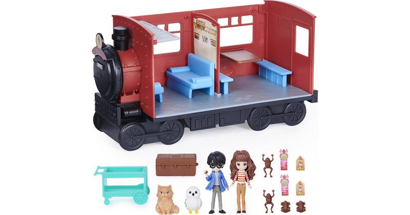 Wizarding World Harry Potter - Hogwarts Express Zug Spielset mit Hermine Granger und Harry Potter Sammelfiguren und Zubehör von Spin Master