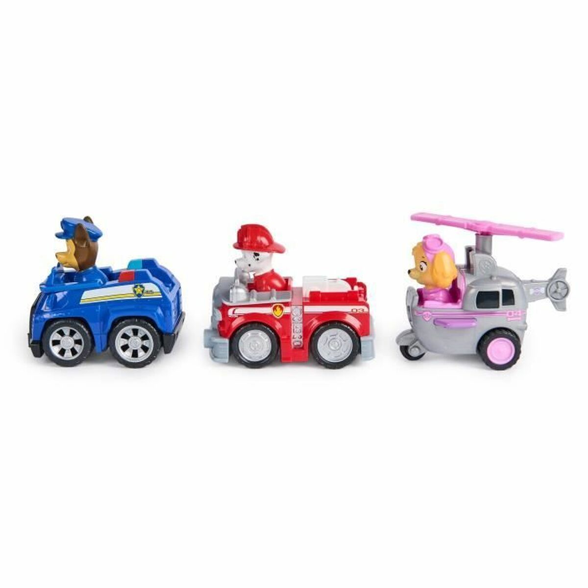 Zubehör für Puppenhaus Spin Master PACK DE 3 VEHÍCULOS DE FRICCIÓN RETRO Paw Patrol Rot von Spin Master
