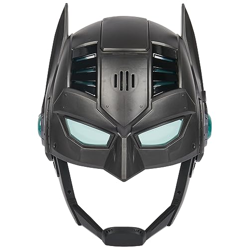 DC Comics Armor-Up Batman Maske mit Visier, 15+ Sounds und Sätzen, leuchtet auf, Batterien enthalten, Superhelden-Kostüm, Kinder-Rollenspiel für Jungen und Mädchen ab 4 Jahren von DC Comics