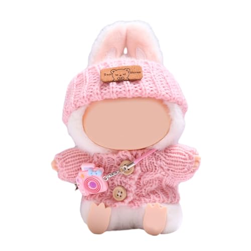 3-teilige Kleidung und Zubehör für 17 cm große Puppen, inklusive Strickmütze, Pullovertasche oder Kamera für Mädchen, Jungen, Kindergeburtstagsgeschenk, 17 cm Puppenkleidungsset für Puppenzubehör 3-teilige Kleidung und Zubehör für 17 cm große Puppen, inklusive Strickmütze, Pullovertasche oder Kamera für Mädchen, Jungen, Kindergeburtstagsgeschenk, 17 cm Puppenkleidungsset für Puppenzubehör von SpirWoRchlan