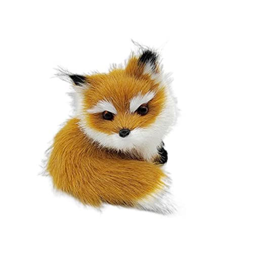 Niedlicher Simulation Fuchs Schöne Realistische Mini Tierfigur Plüschtier Ornament Kunststoff Kunstfell Fuchs Figuren Tier Modell Ornament Auto Dekoration Weihnachten Geburtstag Geschenke, Braun D Niedlicher Simulation Fuchs Schöne Realistische Mini Tierfigur Plüschtier Ornament Kunststoff Kunstfell Fuchs Figuren Tier Modell Ornament Auto Dekoration Weihnachten Geburtstag Geschenke, Braun D von SpirWoRchlan