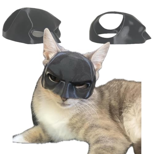 SpirWoRchlan Katze Fledermaus Cosplay Hut, Katze Fledermaus Maske, Katze Maske für Halloween Party Dekoration, Katze Cosplay Fledermaus Kostüm Maske, Niedliche Katze Dress Up Zubehör für Katze Kitty SpirWoRchlan Katze Fledermaus Cosplay Hut, Katze Fledermaus Maske, Katze Maske für Halloween Party Dekoration, Katze Cosplay Fledermaus Kostüm Maske, Niedliche Katze Dress Up Zubehör für Katze Kitty von SpirWoRchlan