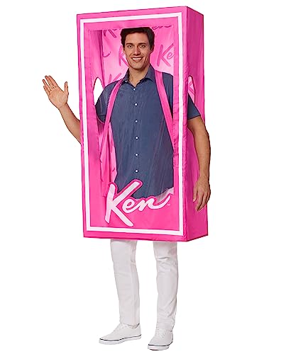 Spirit Halloween Barbie Ken Box Kostüm für Erwachsene – Einheitsgröße | Offizielles Lizenzprodukt | Mattel | Barbie Film | 3D-Kostüm von Spirit Halloween