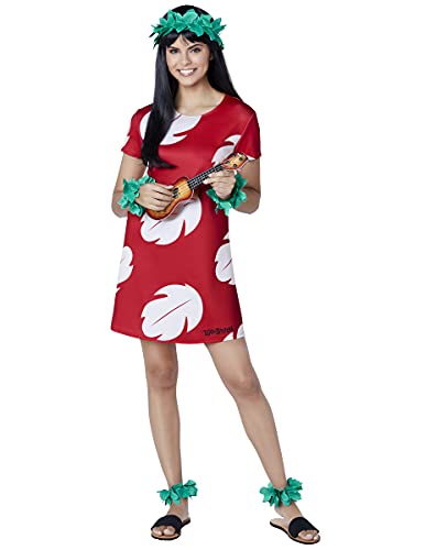 Spirit Halloween Lilo & Stitch Lilo Kostüm für Erwachsene, offizielles Lizenzprodukt, Disney, Paar-Kostüm, TV- und Filmkostüm, Mehrfarbig, 1X von Spirit Halloween