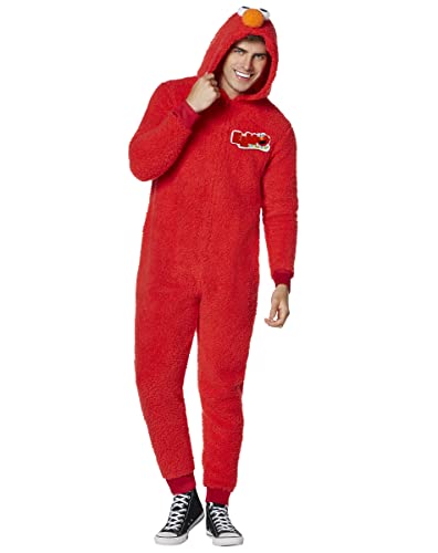 Spirit Halloween Sesamstraße Elmo Union Suit Kostüm für Erwachsene, Größe S/M von Spirit Halloween