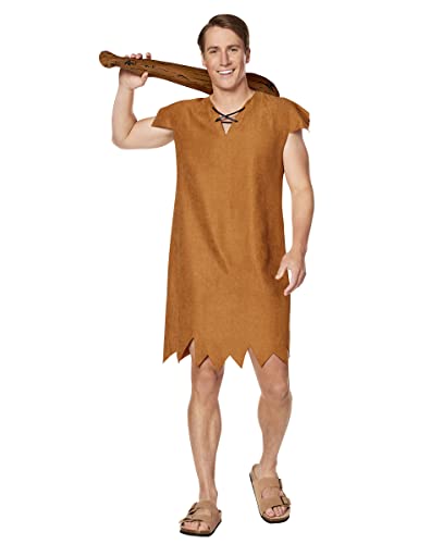 Spirit Halloween The Flintstones Adult Barney Rubble Costume | Officially licensed | Pullover style | Caveman costume von Spirit Halloween