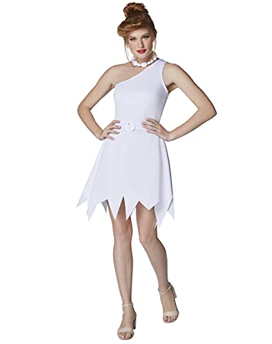 Spirit Halloween The Flintstones Erwachsenenkostüm Wilma Feuerstein | Offiziell lizenziert | Gruppenkostüm | Paarkostüm, Mehrfarbig, M von Spirit Halloween
