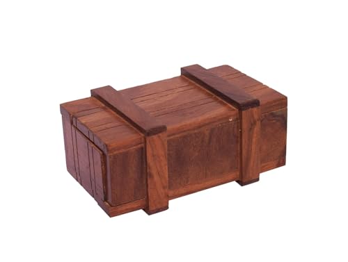 Magische Puzzlebox aus Holz mit Geheimfach, Brain Teaser Intelligenzspiel, handgefertigte Geschenkbox Magische Puzzlebox aus Holz mit Geheimfach, Brain Teaser Intelligenzspiel, handgefertigte Geschenkbox von Spiritual Gifts