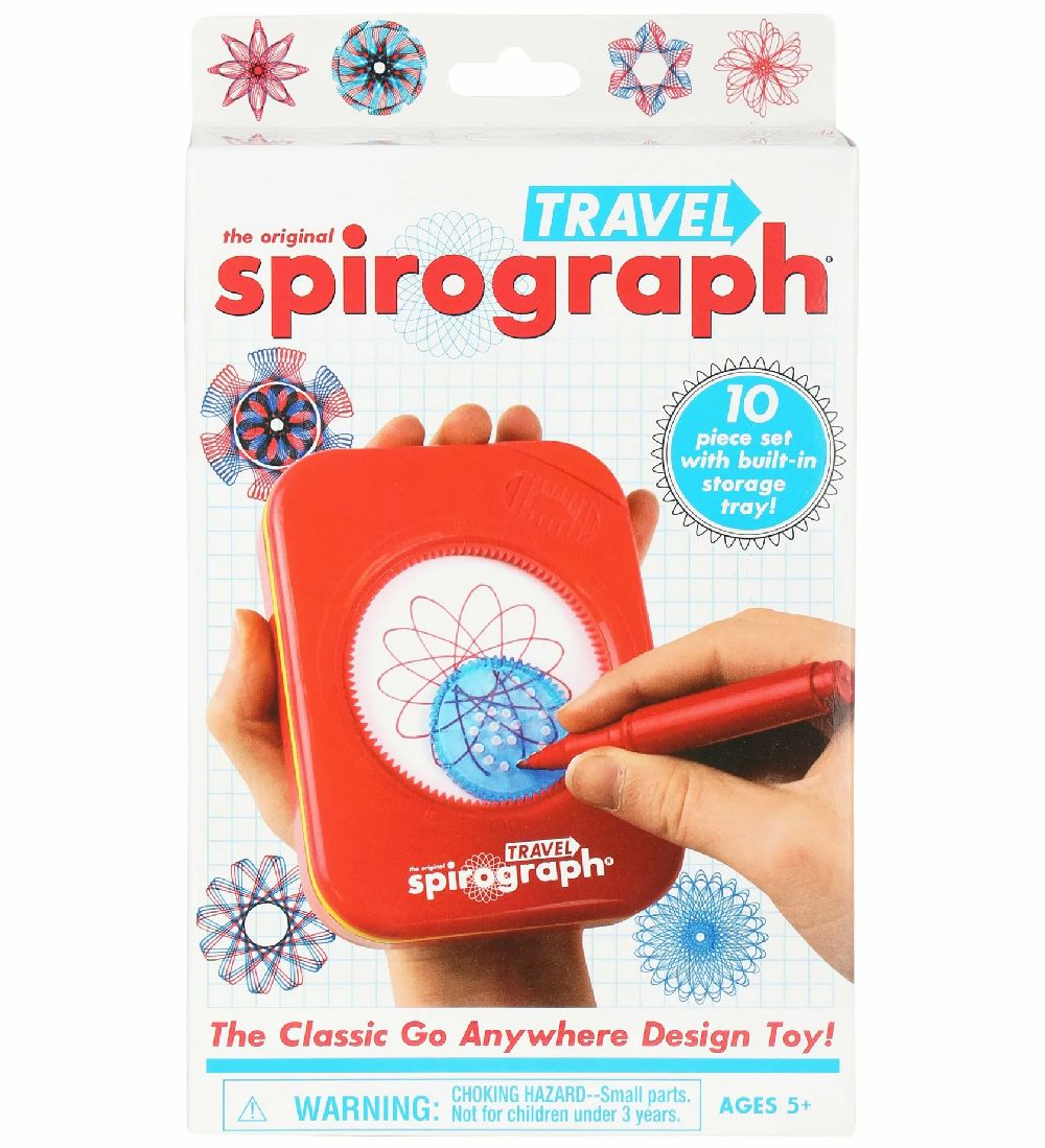 Spirograph Malset - 10 Teile - Reiseset - Spirograph - One Size - Kreatives Spielset von Spirograph