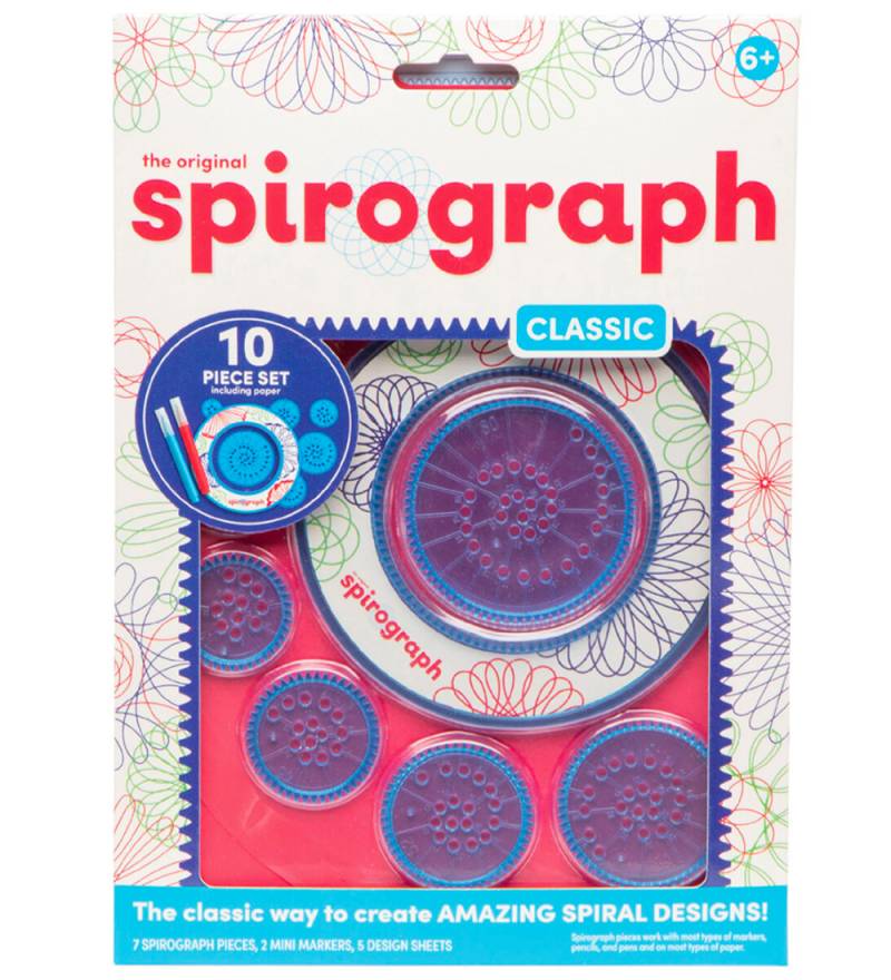 Spirograph Malset - 10 Teile - Wert - Classic+ - Spirograph - One Size - Kreatives Spielset Spirograph Malset - 10 Teile - Wert - Classic+ - Spirograph - One Size - Kreatives Spielset von Spirograph