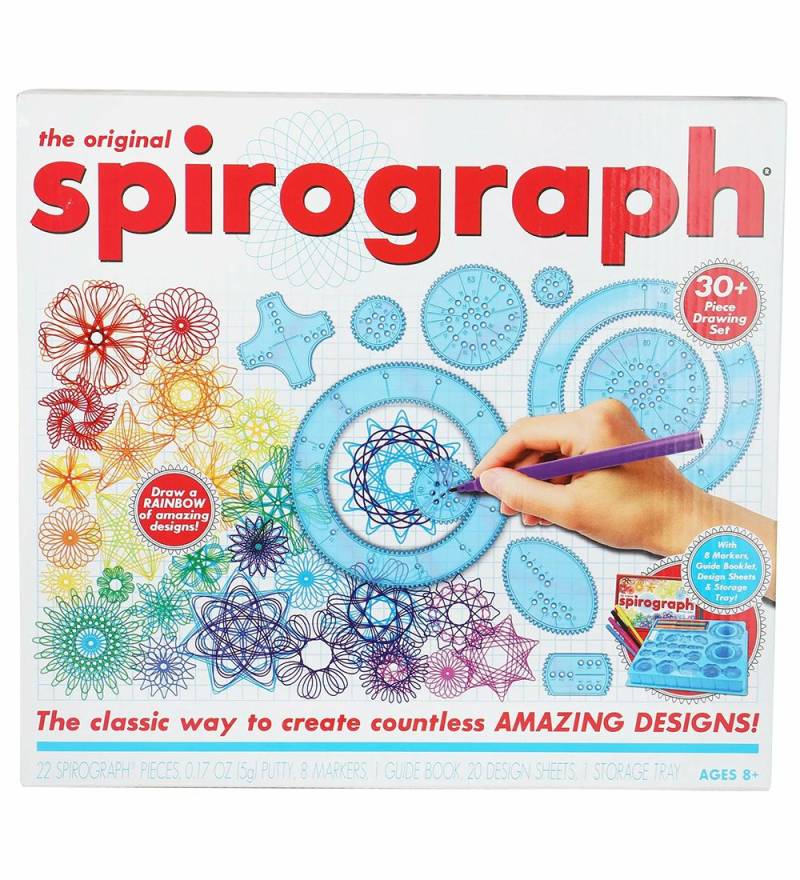 Spirograph Malset - 30 Teile - Set m. Filzstifte - Spirograph - One Size - Kreatives Spielset Spirograph Malset - 30 Teile - Set m. Filzstifte - Spirograph - One Size - Kreatives Spielset von Spirograph
